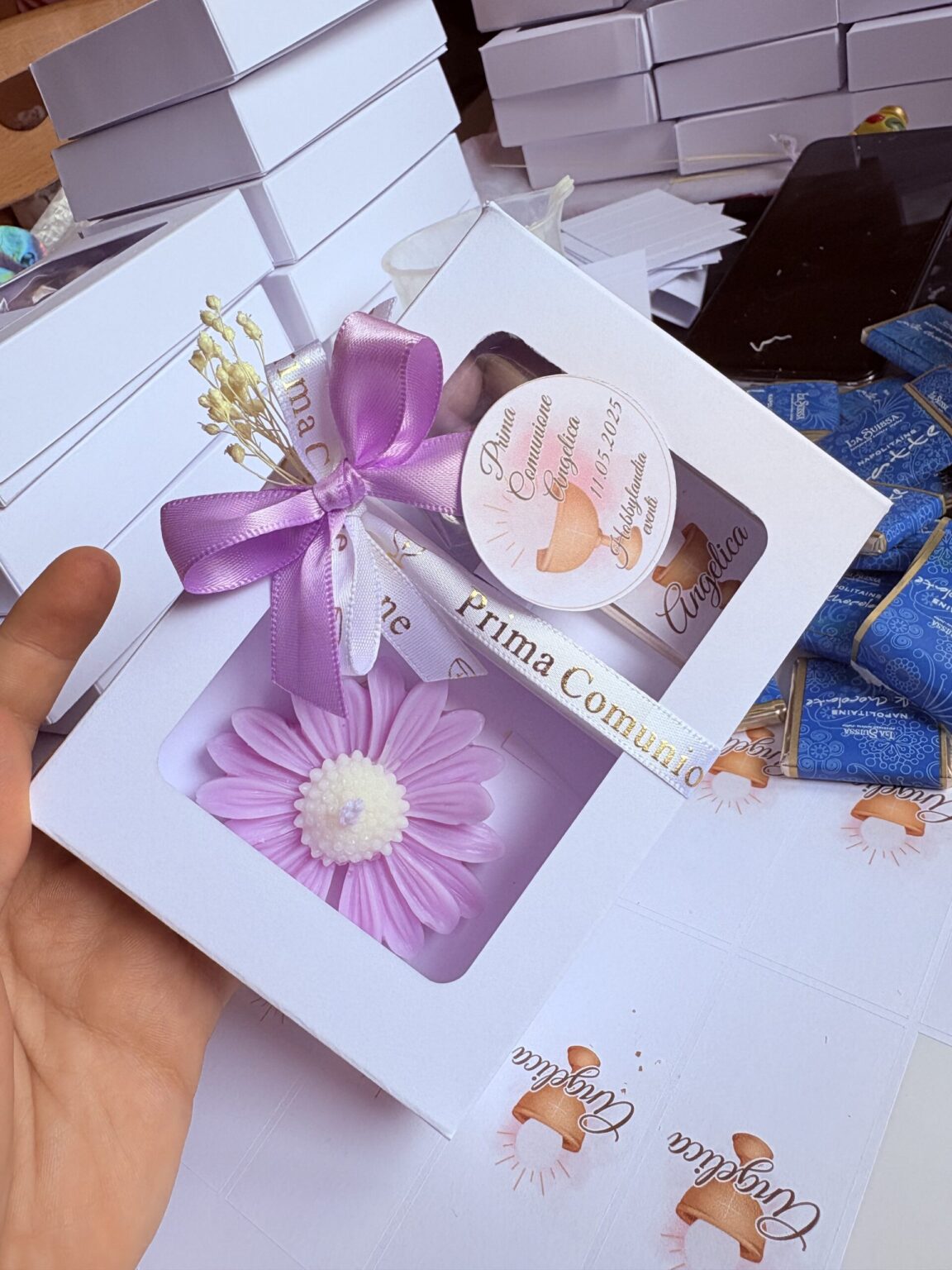 confettata con candela